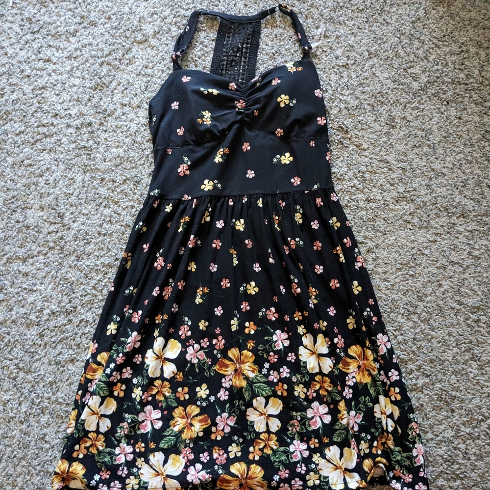 Lace back sundress